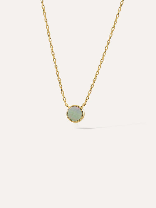 Collier Origine - Nacre grise