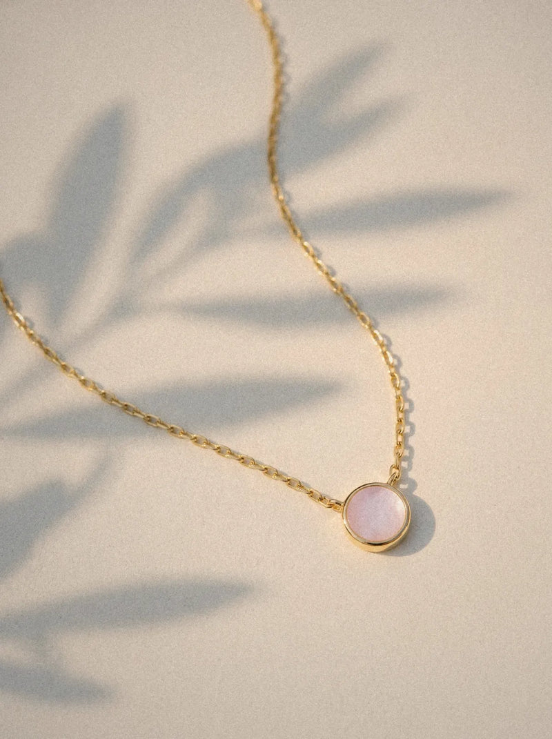 Collier Origine - Nacre rose