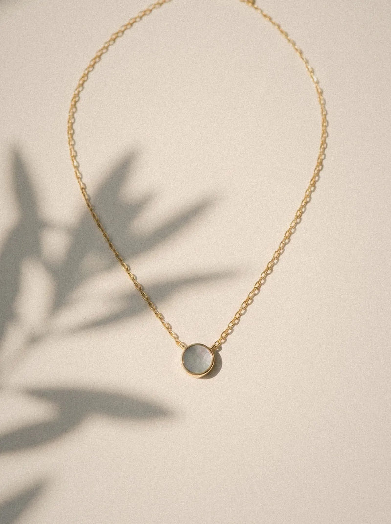 Collier Origine - Nacre grise