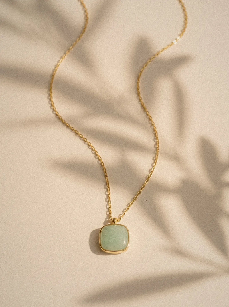Collier Muse - Aventurine verte