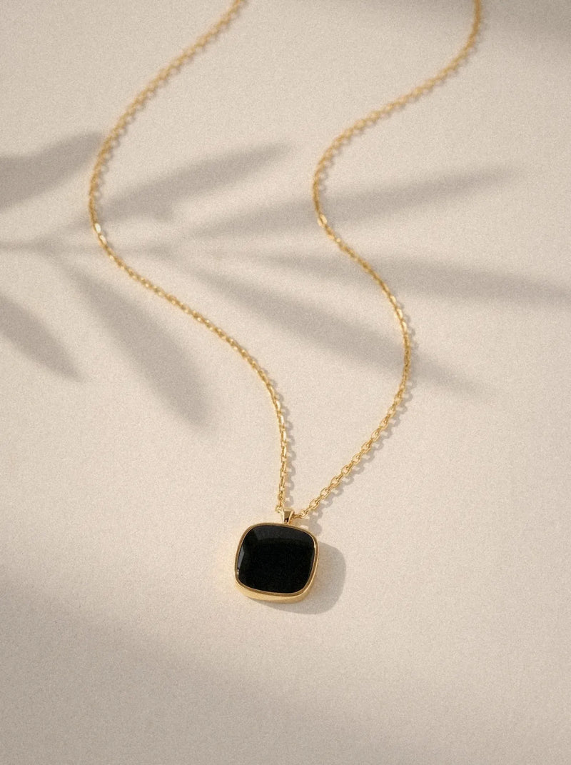 Collier Muse - Onyx noir
