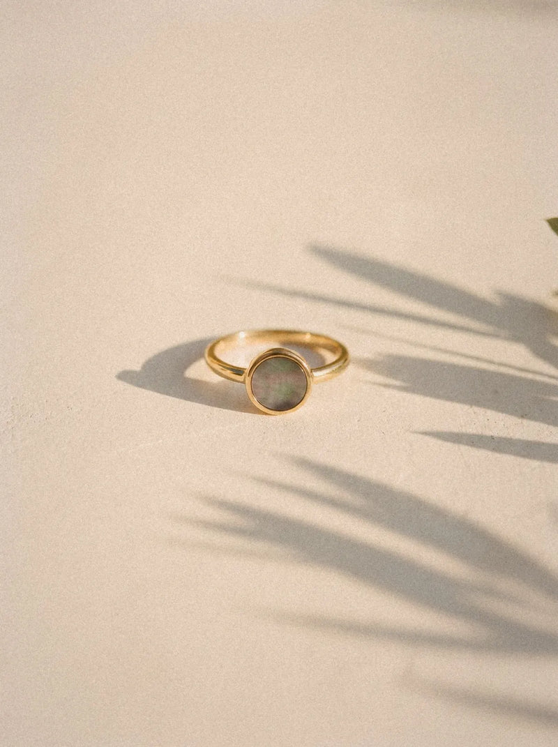 Bague Origine - Nacre grise