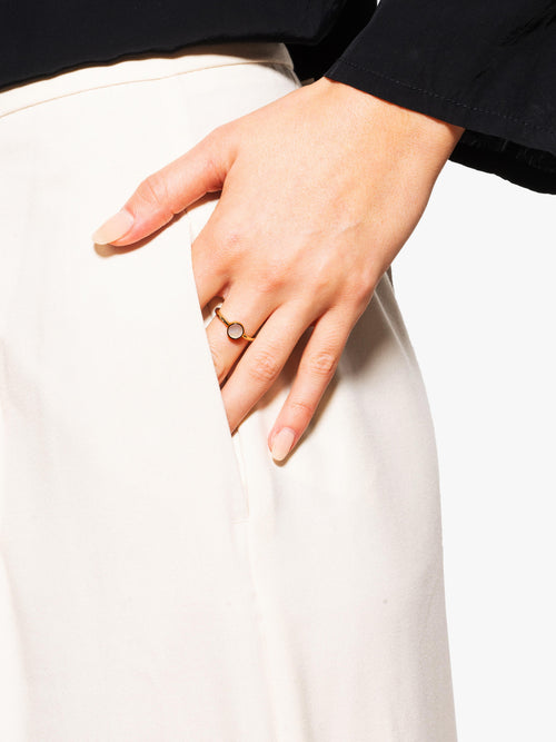 Bague Origine - Nacre rose