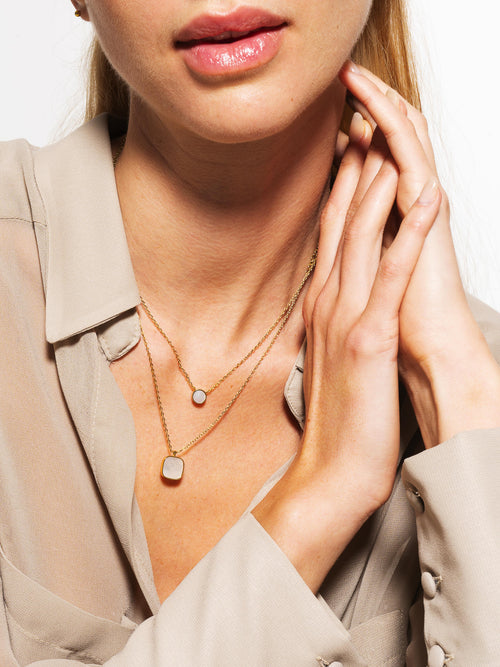 Collier Origine - Nacre blanche