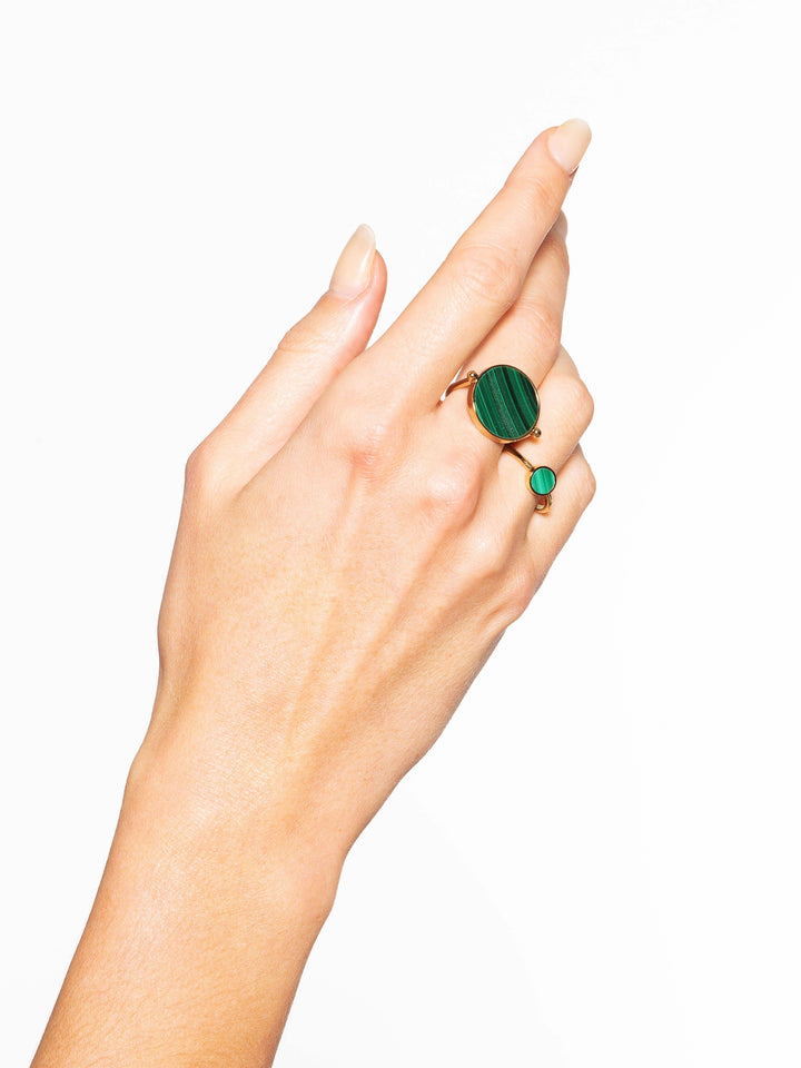 bague malachite