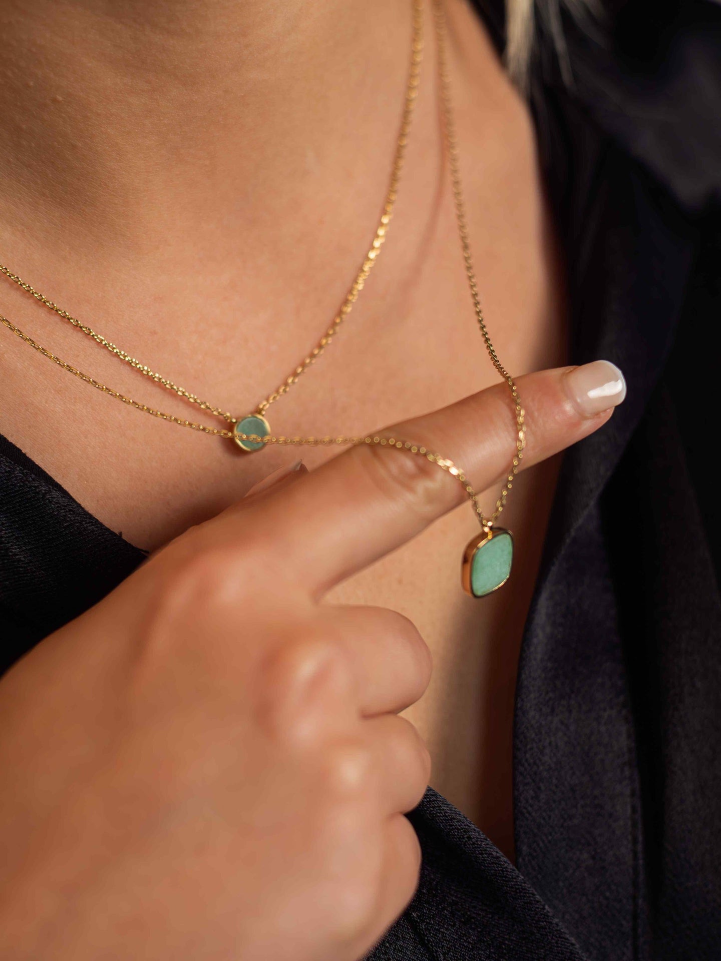 Nos bijoux en pierres vertes