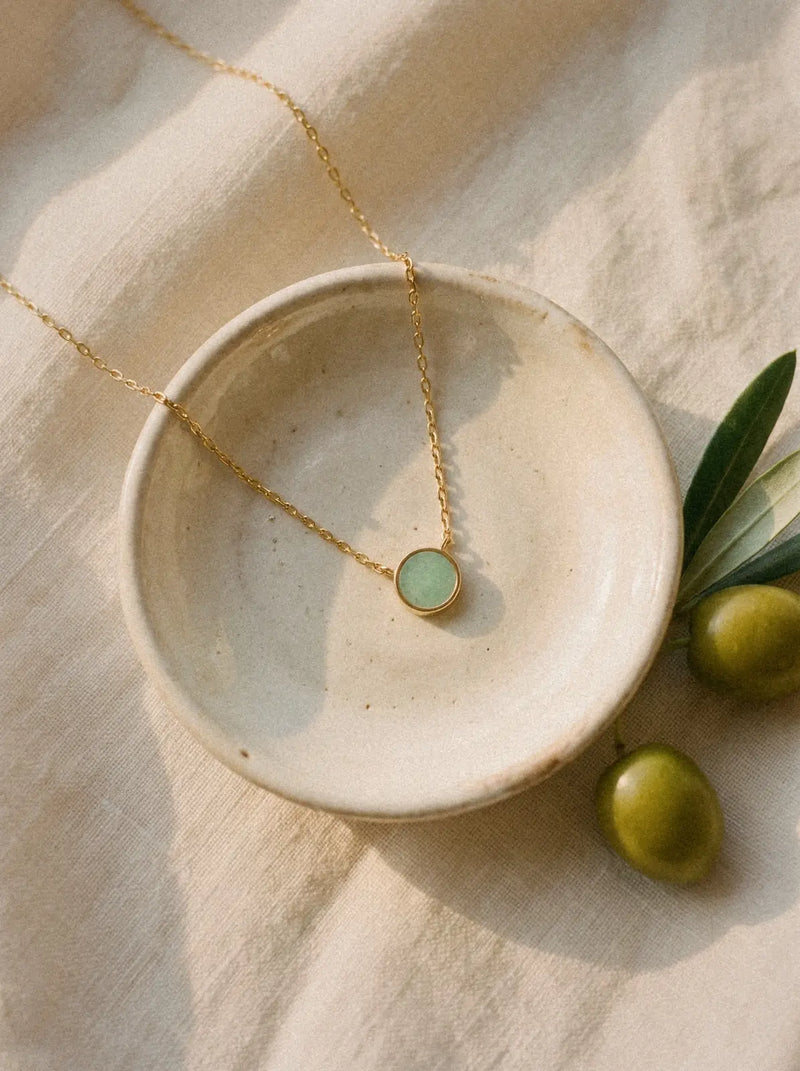 Collier Origine - Aventurine verte