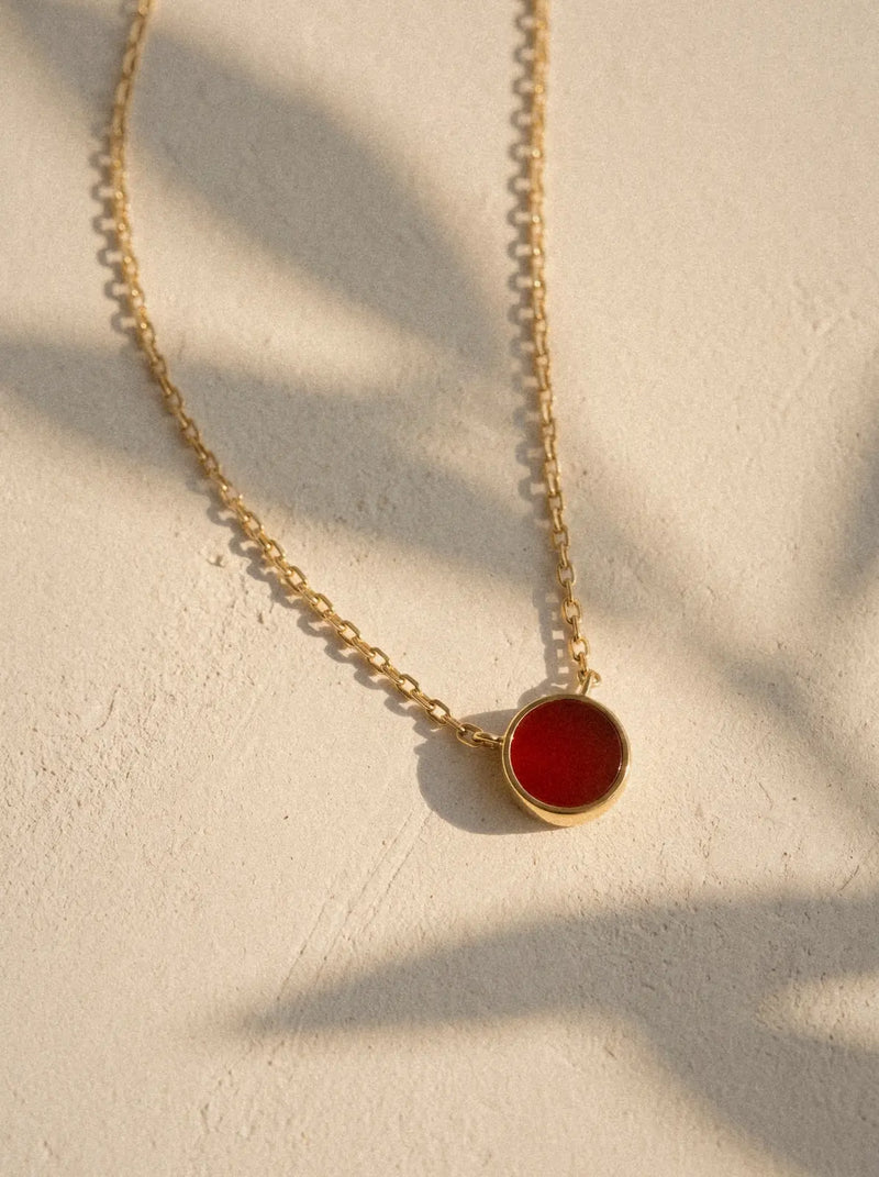 Collier Origine - Agate rouge