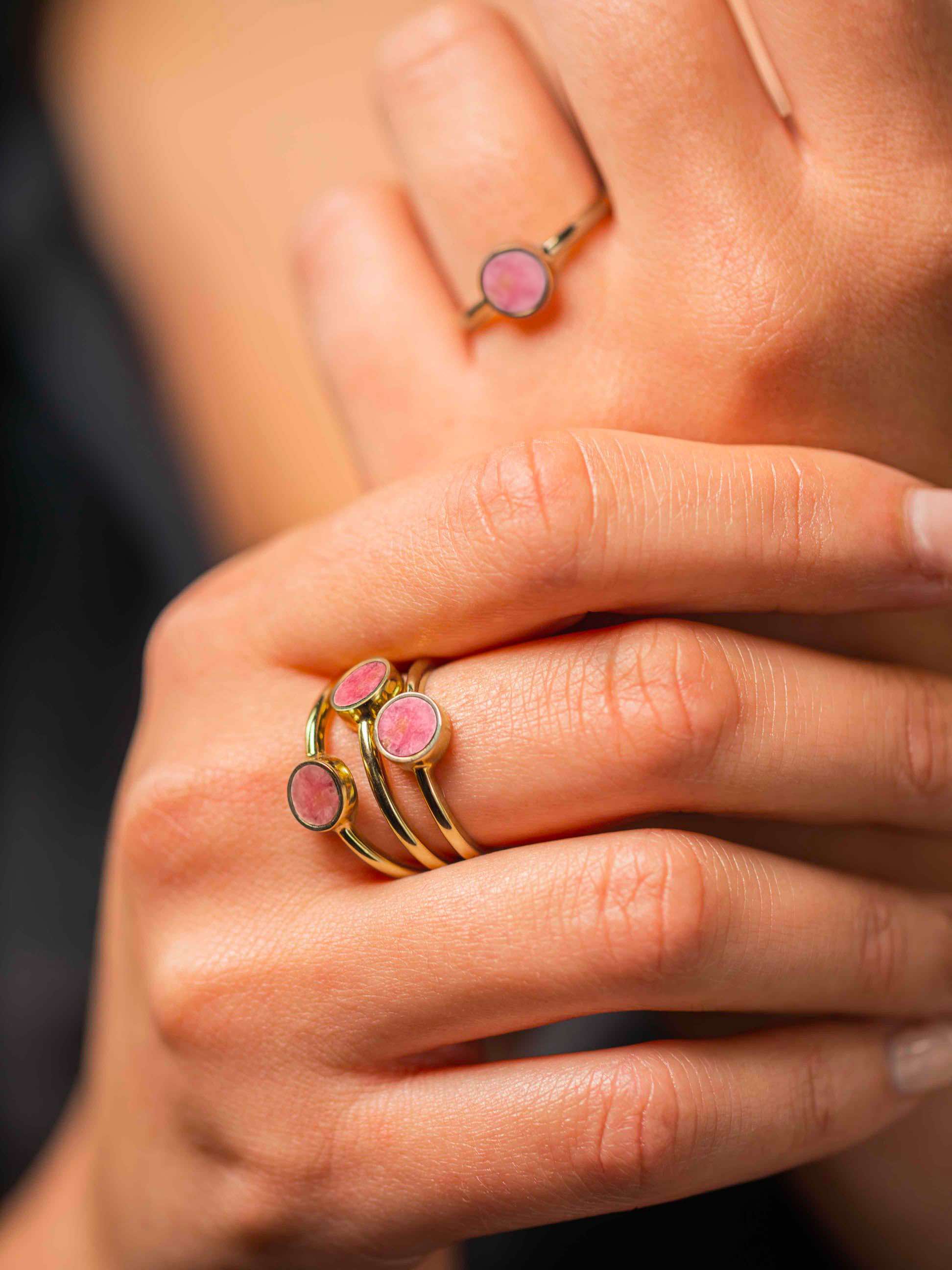 Bague Rhodonite 