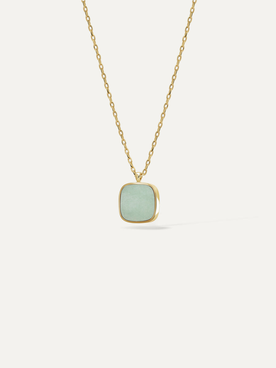 Collier Muse - Aventurine verte