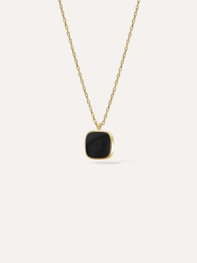 Collier Muse - Onyx noir