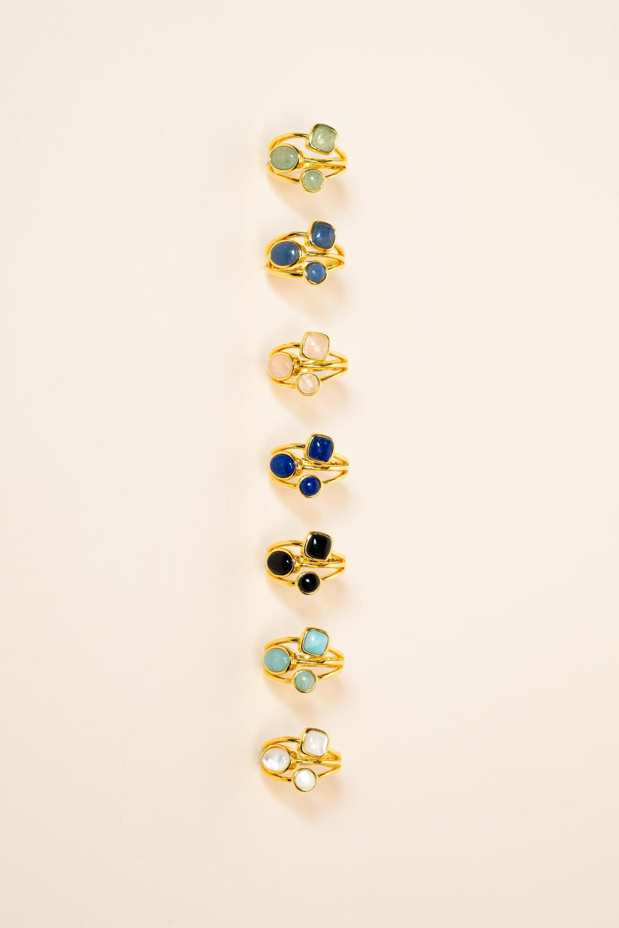 Photo Bague Trio - Lapis-lazuli - Variante 5