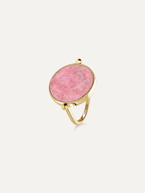 Bague Aura - Rhodonite