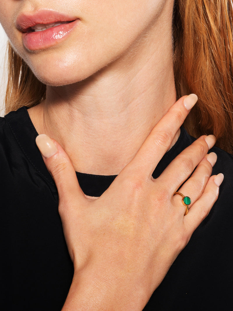 Bague Origine - Malachite