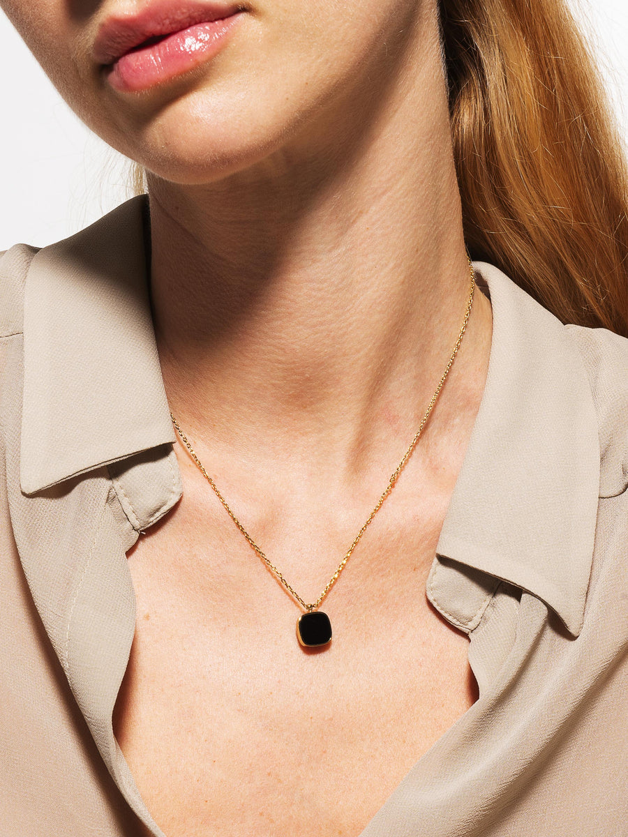 Collier Muse - Onyx noir