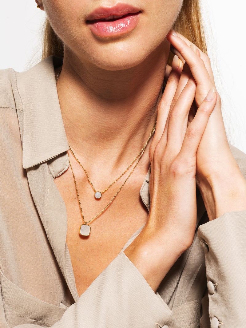 Collier Origine - Nacre blanche