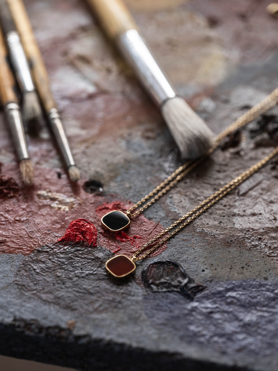 Photo Collier Muse - Onyx noir - Variante 6