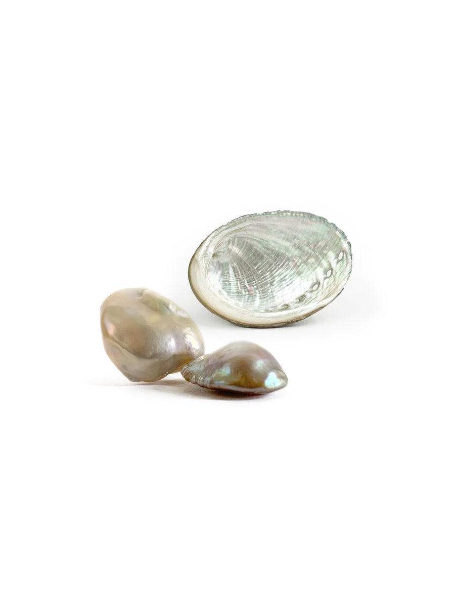 Photo Collier Muse - Nacre grise - Variante 4
