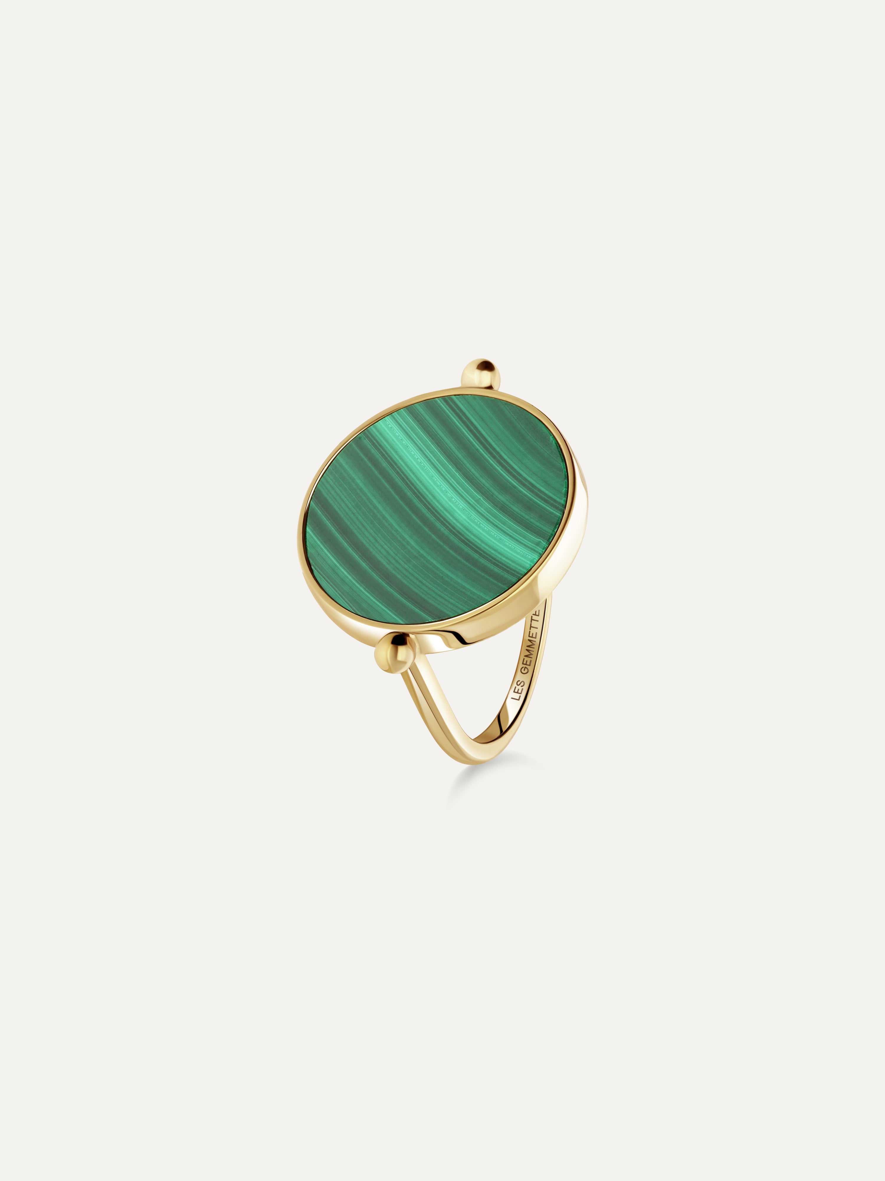 Bague Argent 925 Malachite Naturelle – 7.1 Carats, Taille 8 US, Fait Main Inde