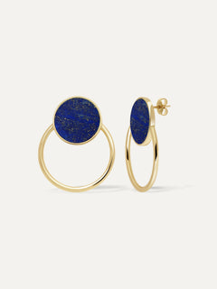 Boucles d'oreilles Aura - Lapis-lazuli
