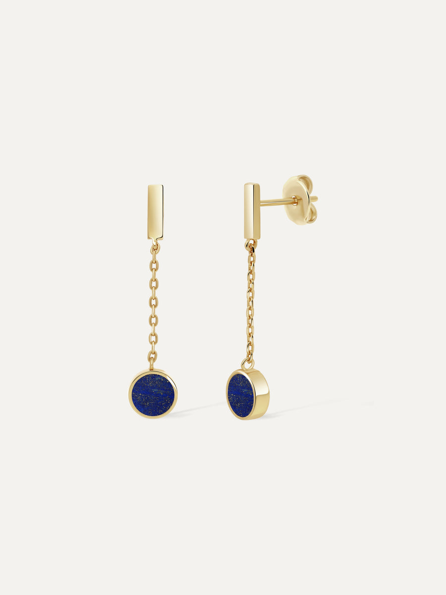 Boucles d'oreilles Origine - Lapis-lazuli