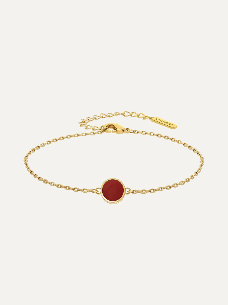 Bracelet Origine - Agate rouge