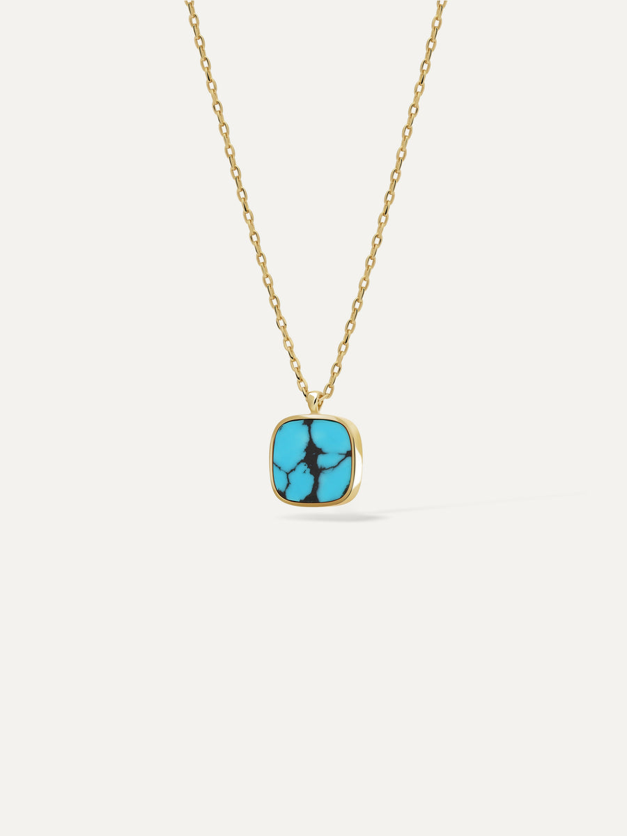 Collier long Muse - Turquoise