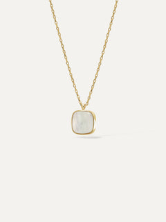 Collier Muse - Nacre blanche