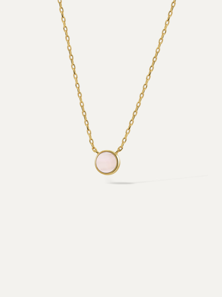 Collier Origine - Nacre rose