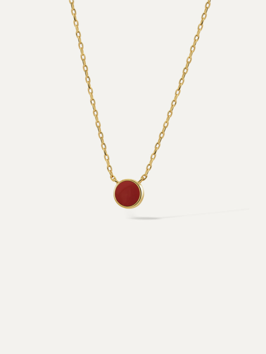 Collier Origine - Agate rouge